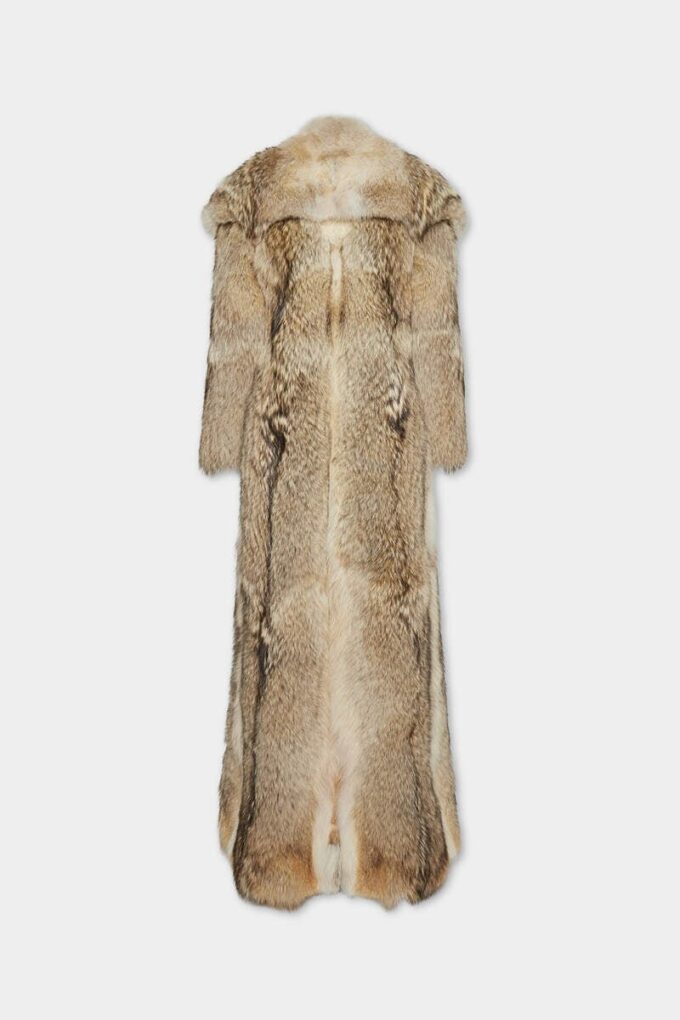 Archive Coyote Faux Fur Coat