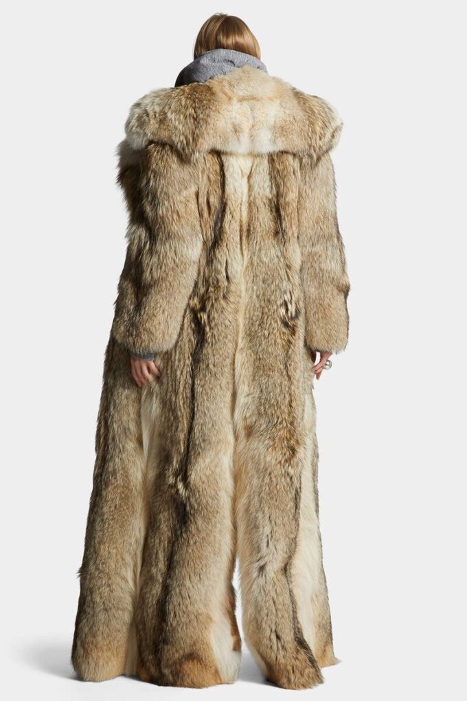 Archive Coyote Faux Fur Coat