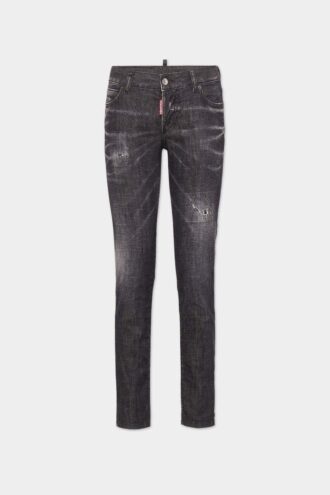 Black Easy Wash Medium Waist Jennifer Jeans