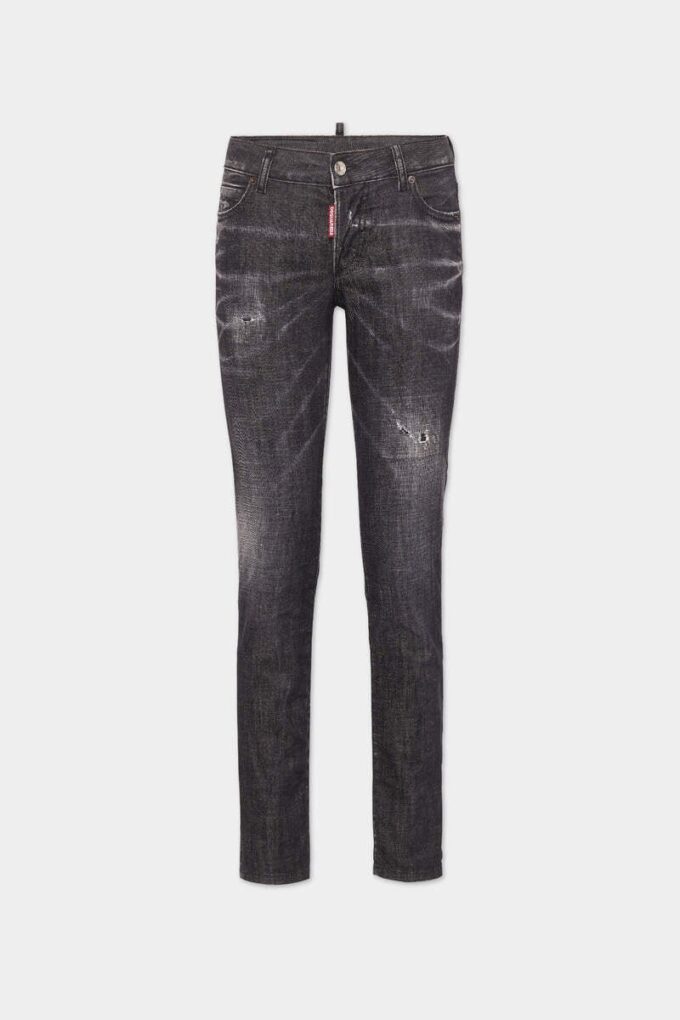 Black Easy Wash Medium Waist Jennifer Jeans