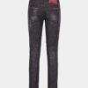 Black Easy Wash Medium Waist Jennifer Jeans