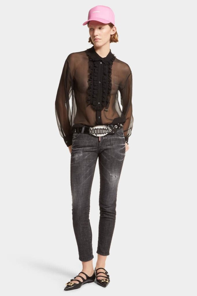 Black Easy Wash Medium Waist Jennifer Jeans