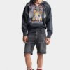 Black Fog Wash Marine Shorts