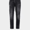 Black Fog Wash Slim Twist Jeans