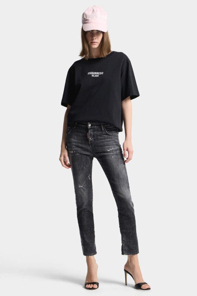 Black Fog Wash Teddy Jeans