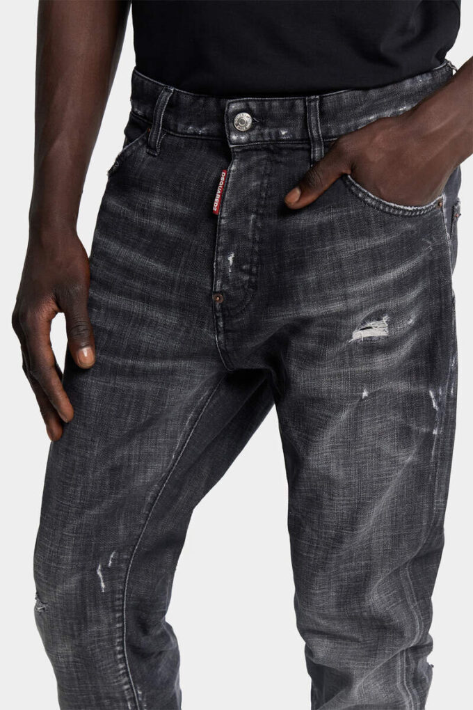 Black Fog Wash Teddy Jeans