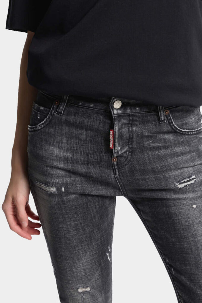 Black Fog Wash Teddy Jeans