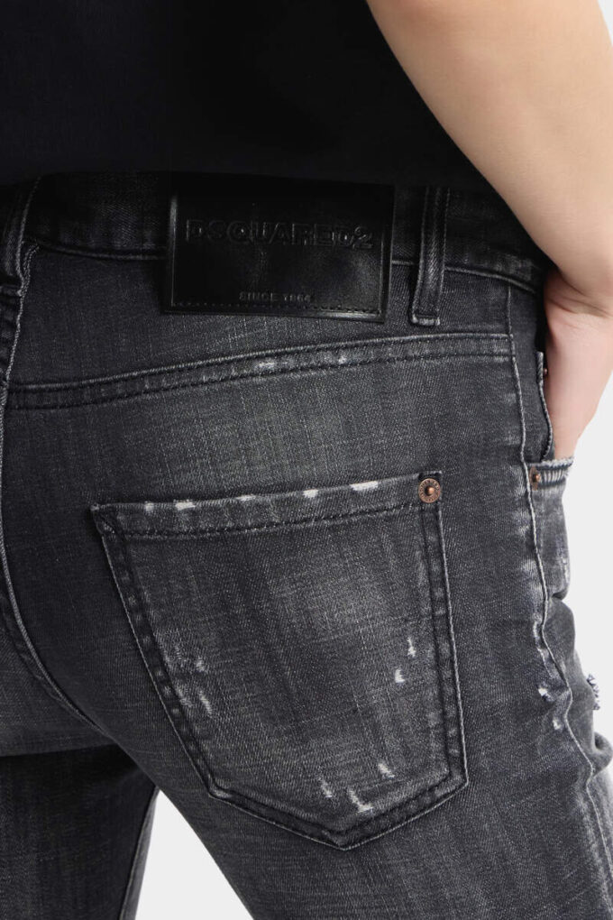 Black Fog Wash Teddy Jeans