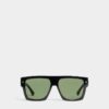 Black Iconique Green Sunglasses