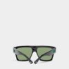 Black Iconique Green Sunglasses