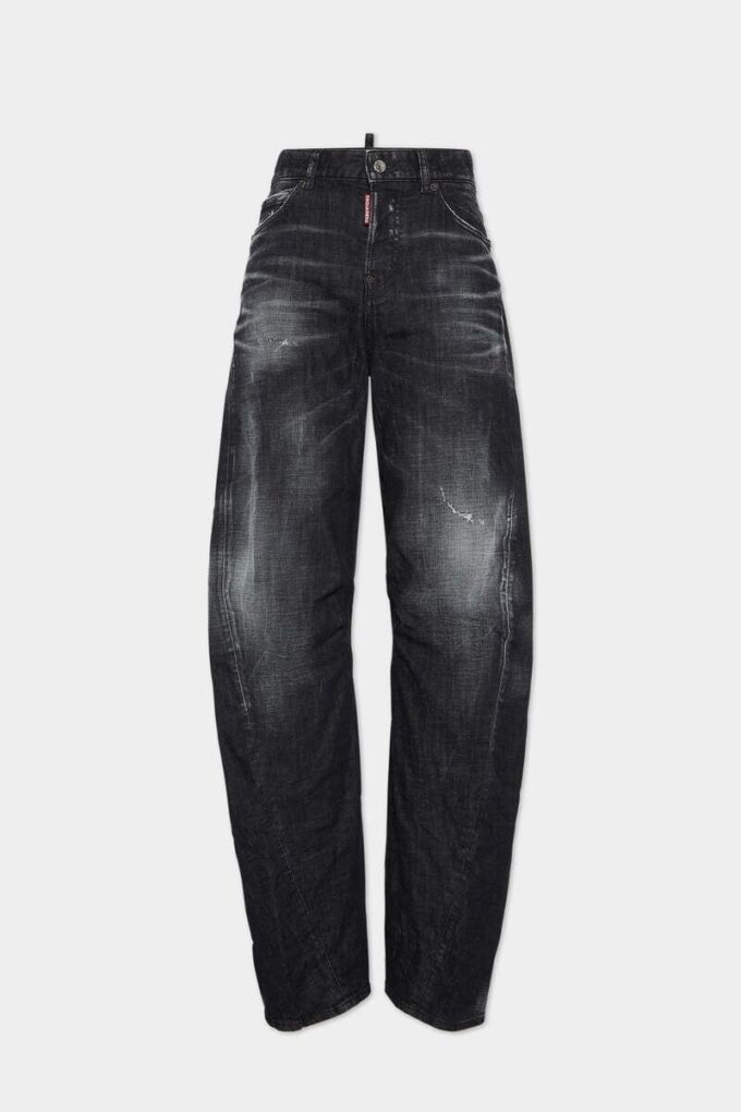 Black Wash D2 Twisted Jeans