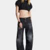 Black Wash D2 Twisted Jeans