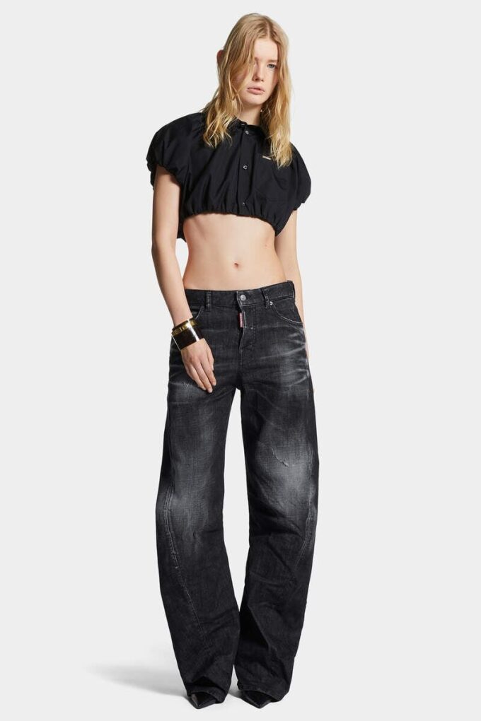 Black Wash D2 Twisted Jeans