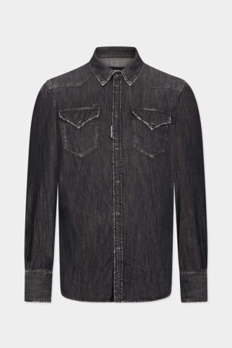 Black Wash Western Shirt