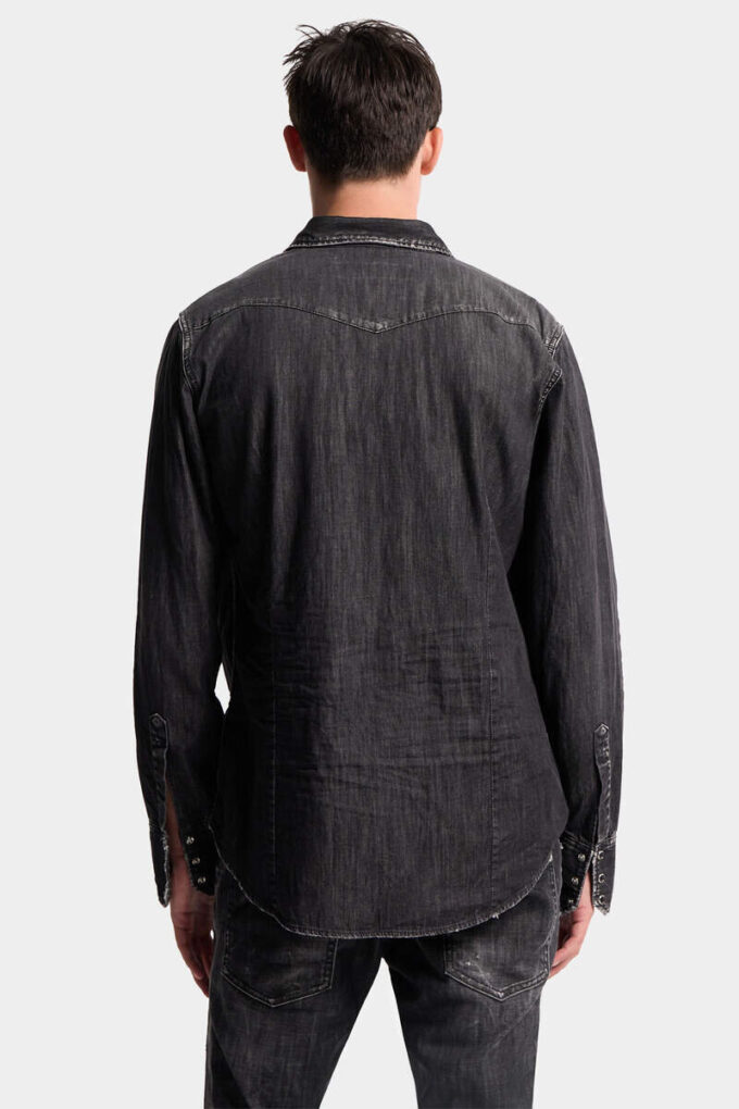 Black Wash Western Shirt