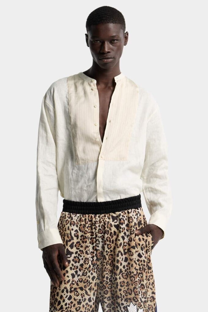 Bowtie Dropped Shirt