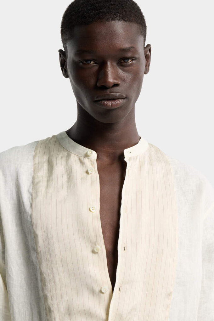 Bowtie Dropped Shirt