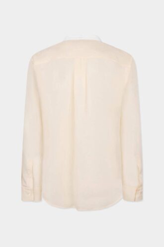 Bowtie Dropped Shoulder Silk Shirt