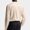 Bowtie Dropped Shoulder Silk Shirt