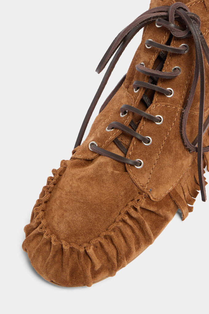 Braids & Beads Lace-Up Ankle Boots
