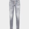 Brushed Grey Wash Medium Waist Jennifer Jeans