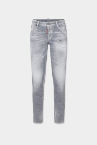 Brushed Grey Wash Medium Waist Jennifer Jeans