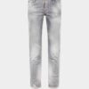 Brushed Grey Wash Skinny Jeans
