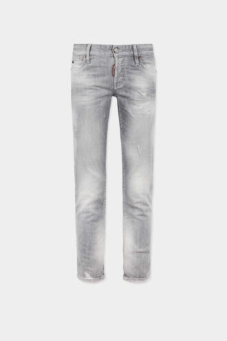 Brushed Grey Wash Skinny Jeans