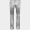 Brushed Grey Wash Skinny Jeans