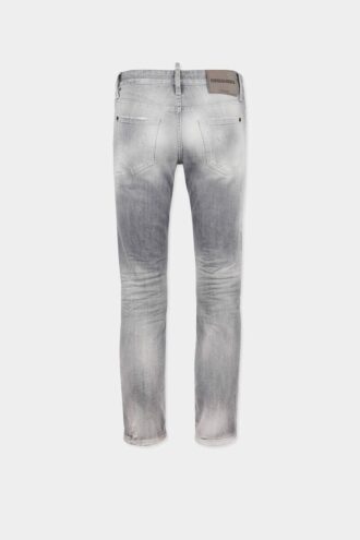 Brushed Grey Wash Skinny Jeans