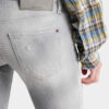 Brushed Grey Wash Skinny Jeans