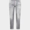 Brushed Grey Wash Slim Twist Jeans