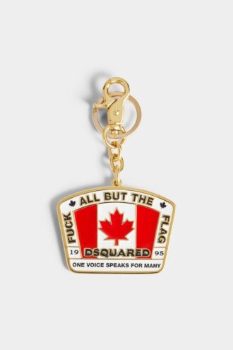 Canadian Flag Key Ring