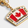 Canadian Flag Key Ring