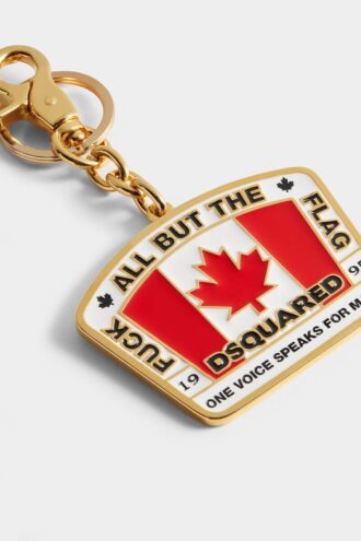 Canadian Flag Key Ring