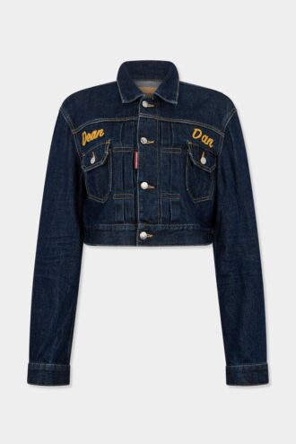 Cimosa Authentic Japanese Cropped Boxy Jean Jacket