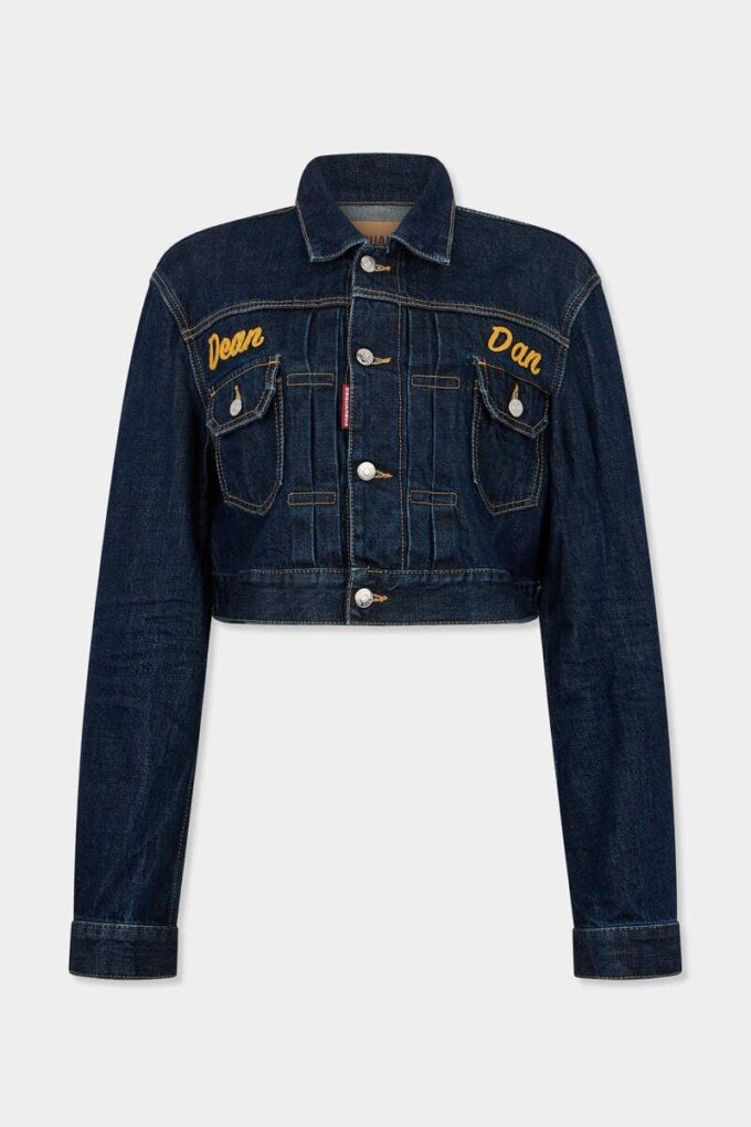 Cimosa Authentic Japanese Cropped Boxy Jean Jacket
