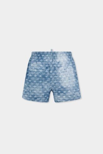D2 Monogram Midi Swim Boxer