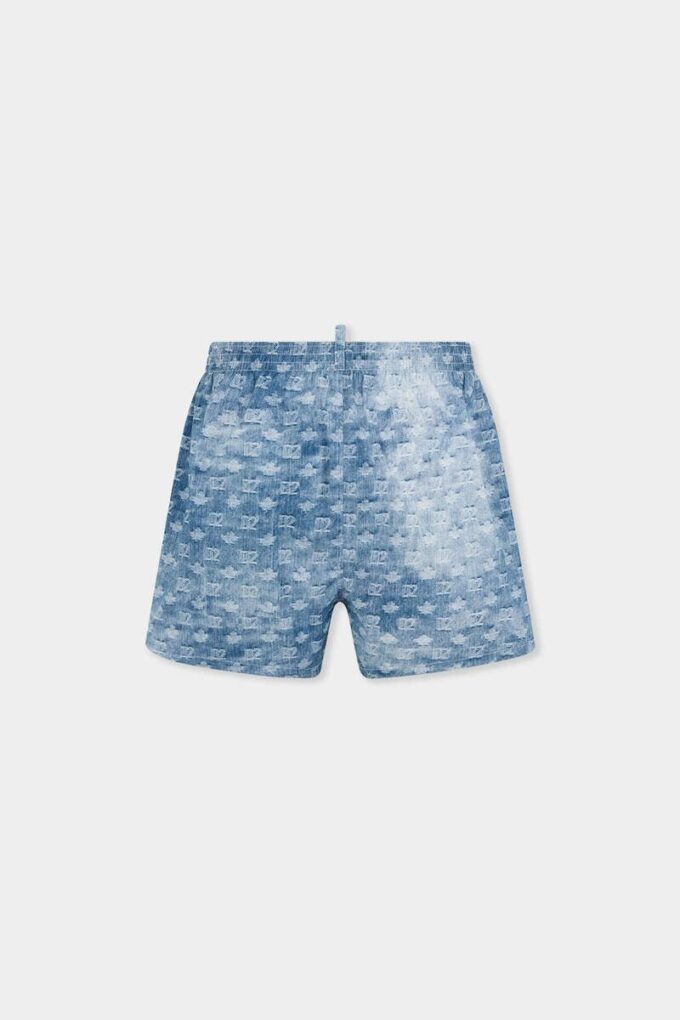 D2 Monogram Midi Swim Boxer