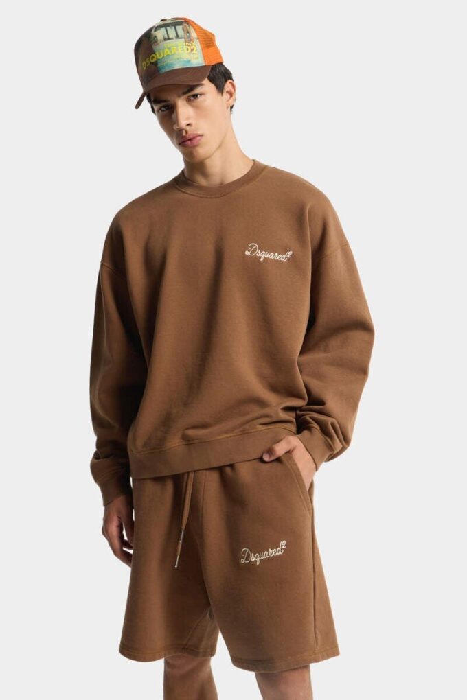 D2 Signature Relax Fit Crewneck