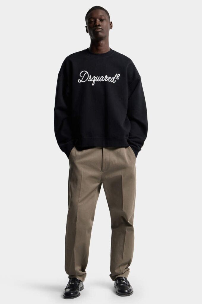 D2 Signature Relax Fit Crewneck