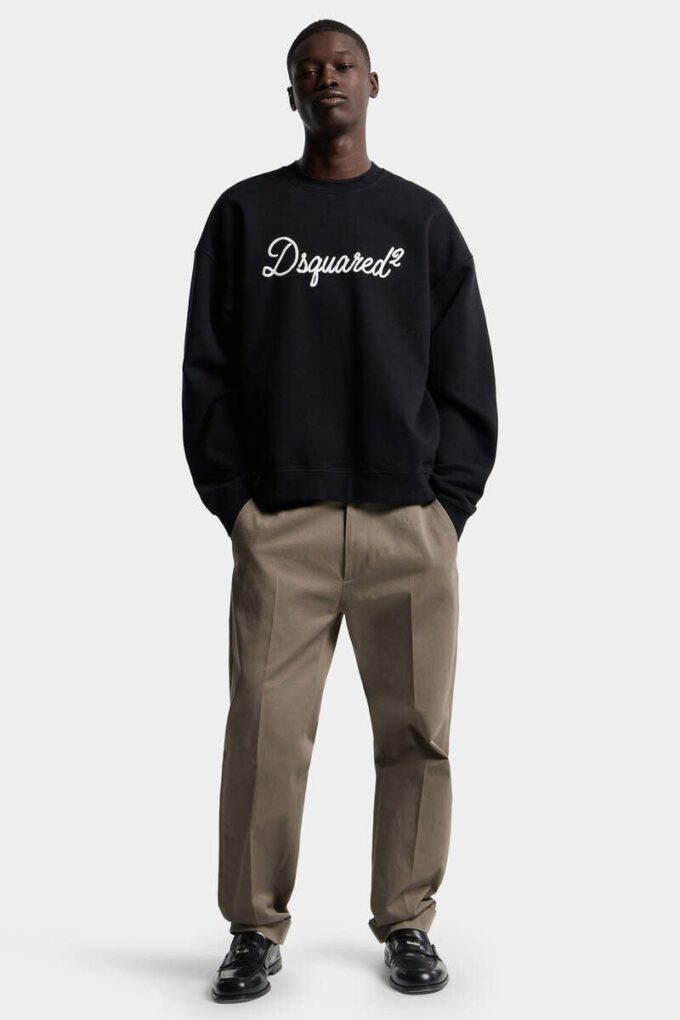 D2 Signature Relax Fit Crewneck