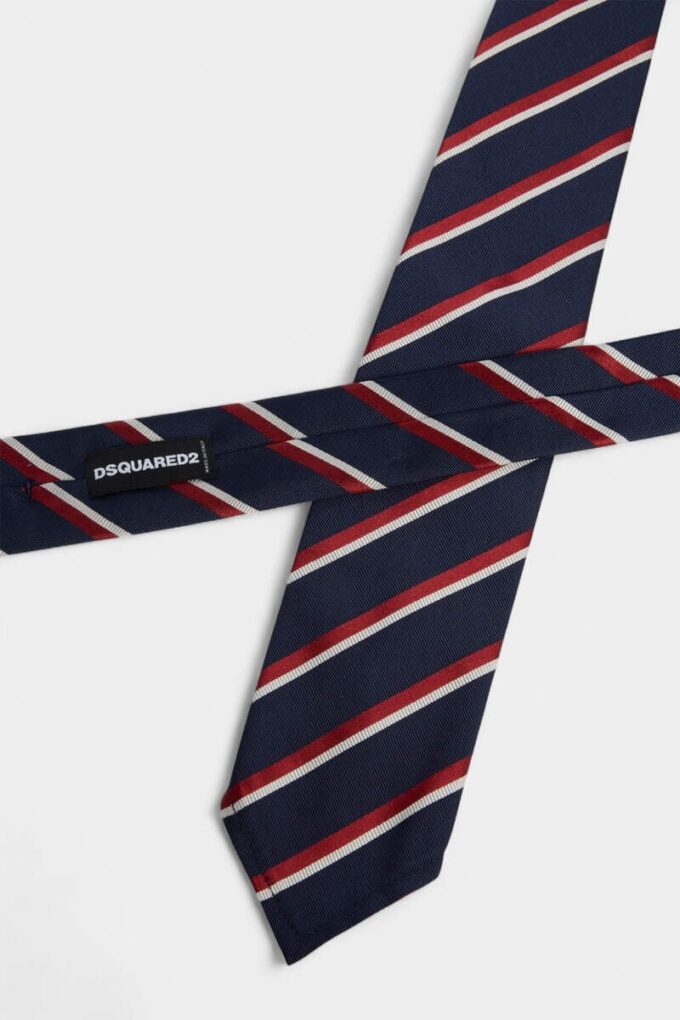 D2 Striped Classic Tie