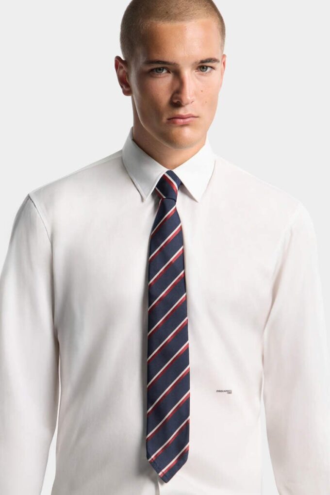 D2 Striped Classic Tie