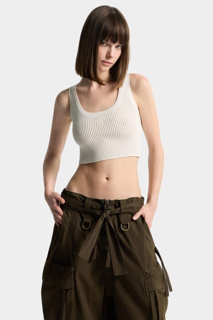 D2 Upside Down Knit Top