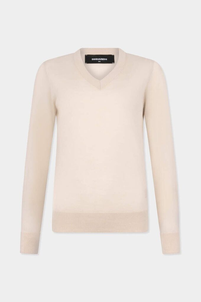 D2 Upside Down V Neck Pullover