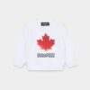 D2Kids Newborn Maple Leaf Crewneck