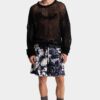 Dancing Flowers Knit Shorts
