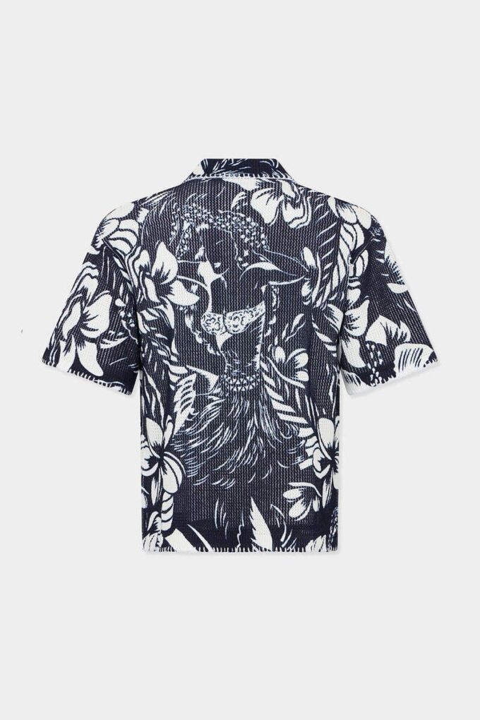 Dancing Flowers Short Sleeves Polo