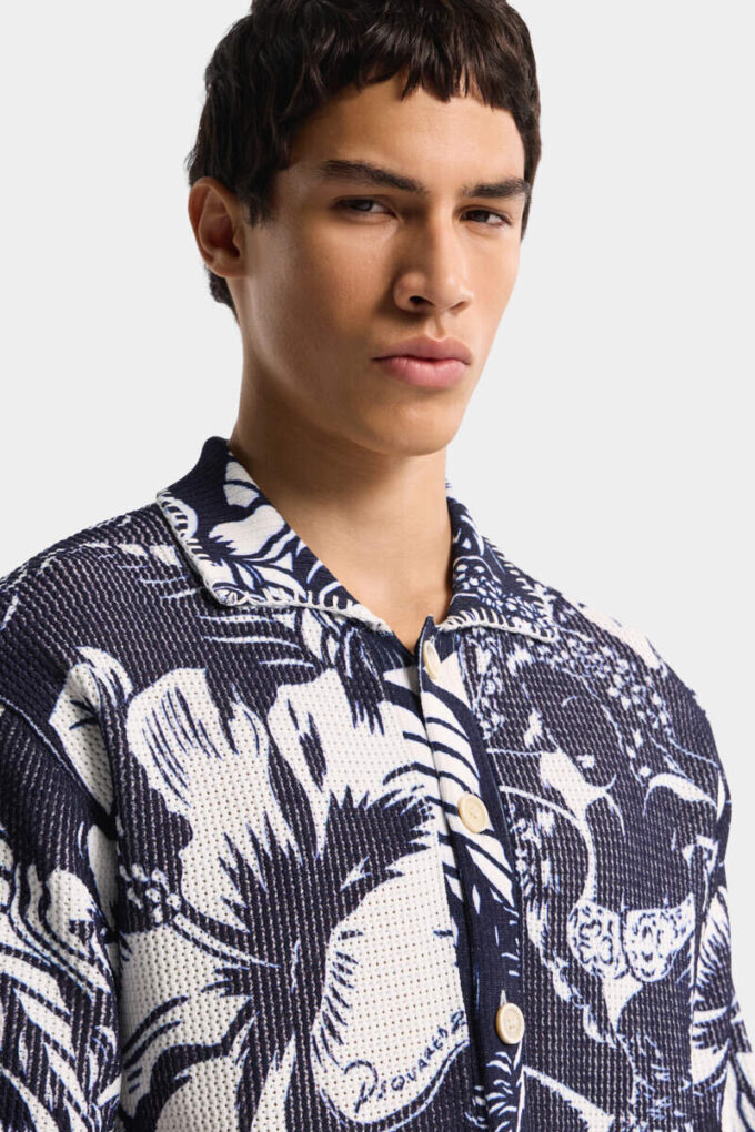 Dancing Flowers Short Sleeves Polo